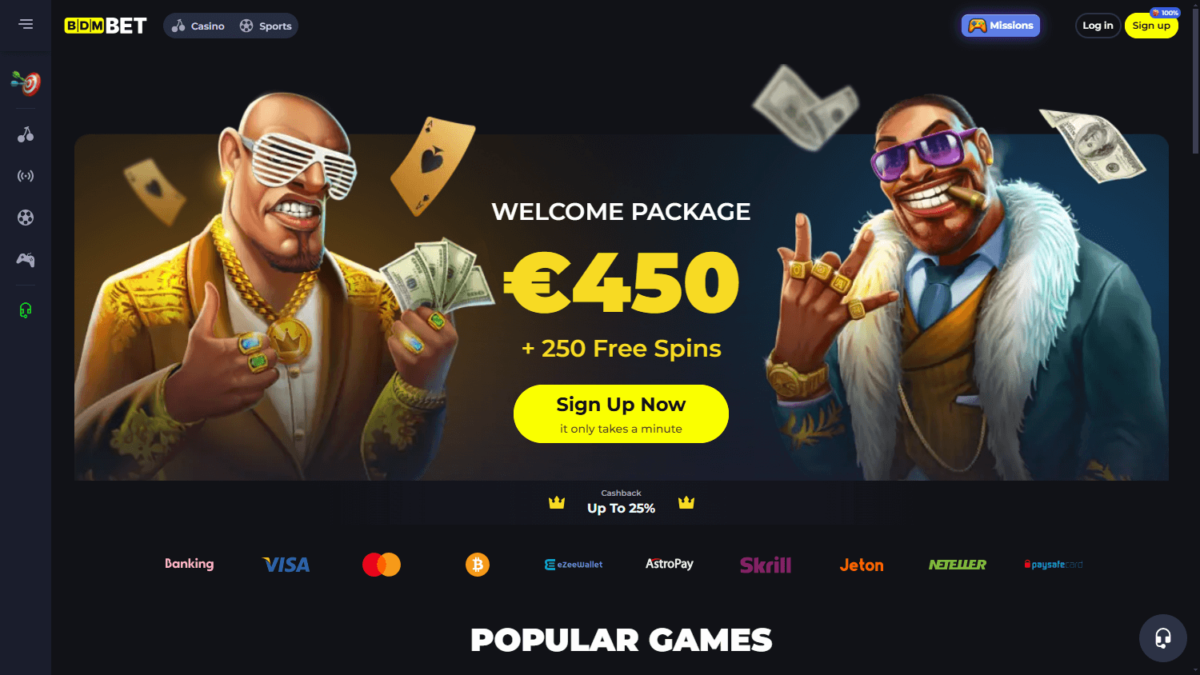 BDM Bet – Starker Newcomer mit großem Spielangebot