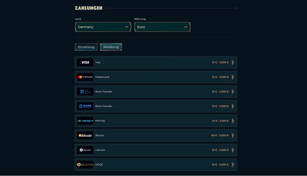 Zahlungsmethoden und Auszahlungen bei Casinos ohne Lizenz